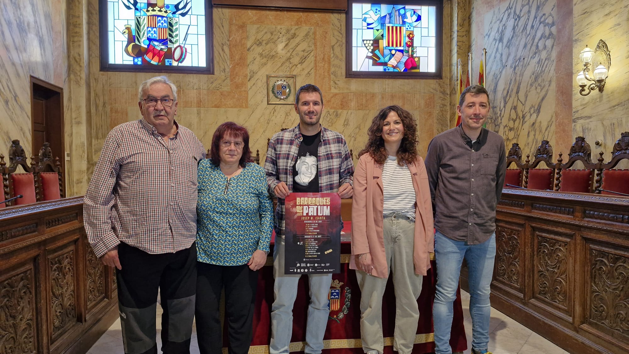 Les Barraques de Patum adopten el nom de Josep M. Isanta per homenatjar-lo i l'espai cultural estrena patrocinador