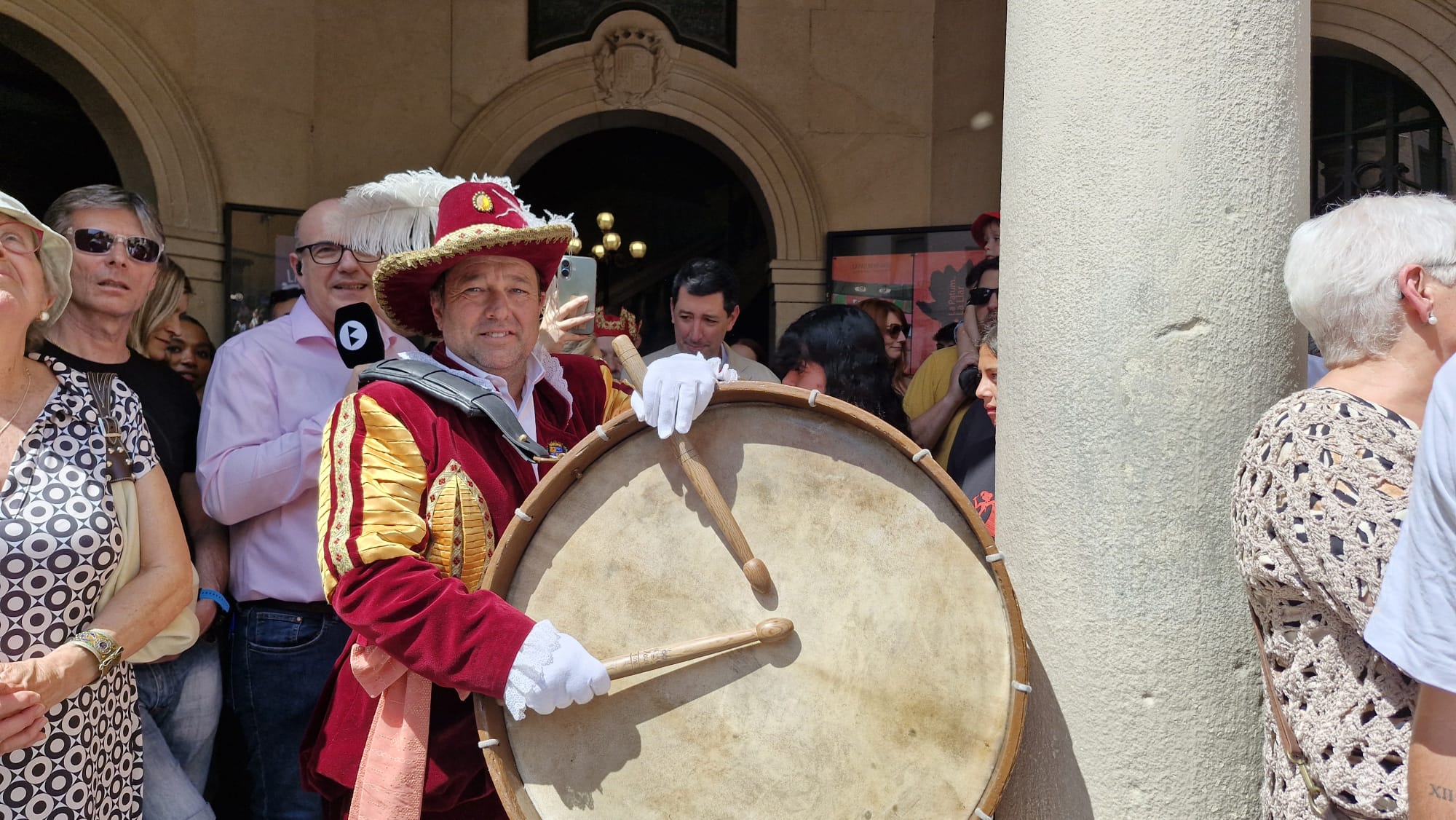 Sortida dels tabal de La Patum