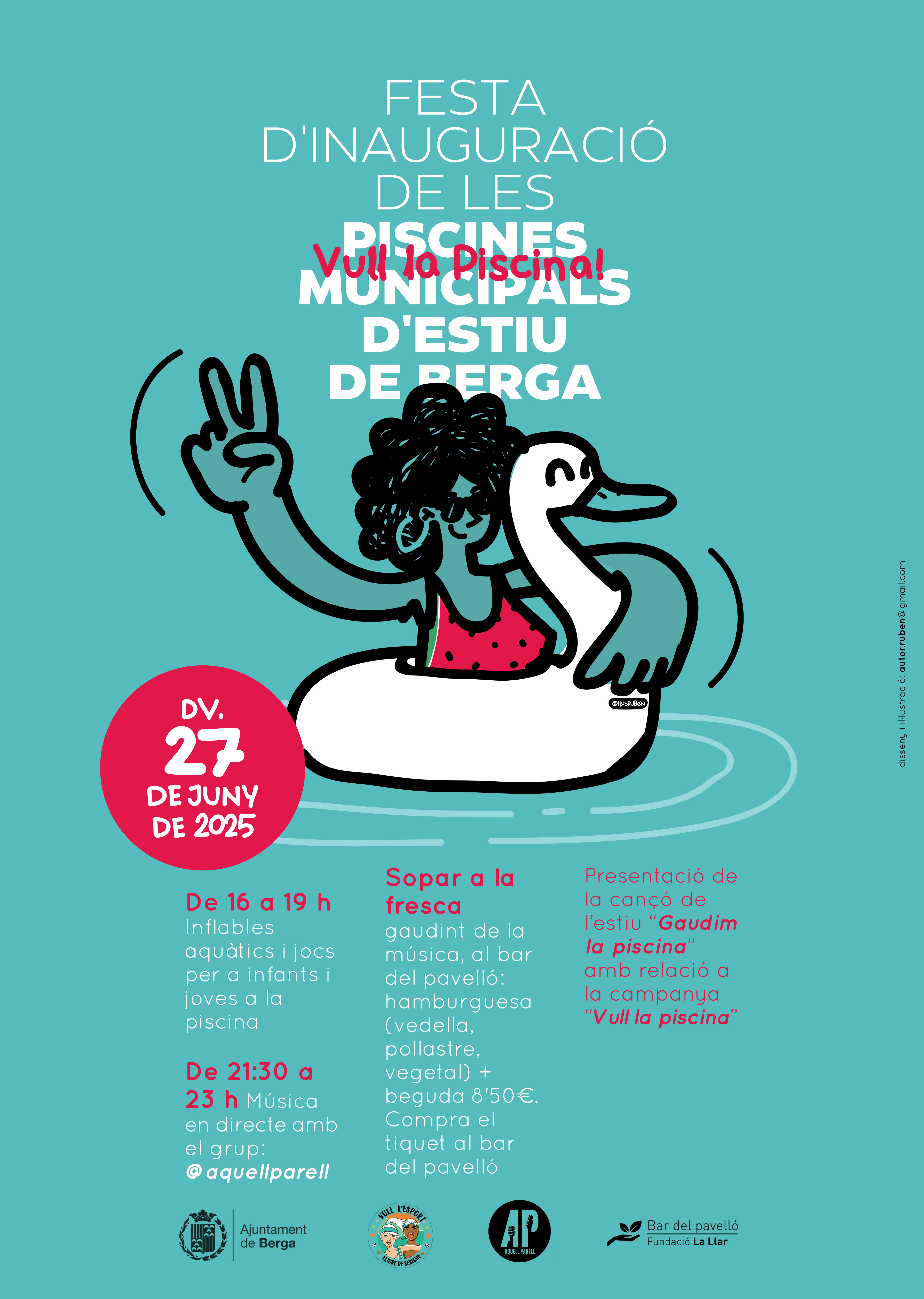 Festa d'inauguració de les piscines d'estiu