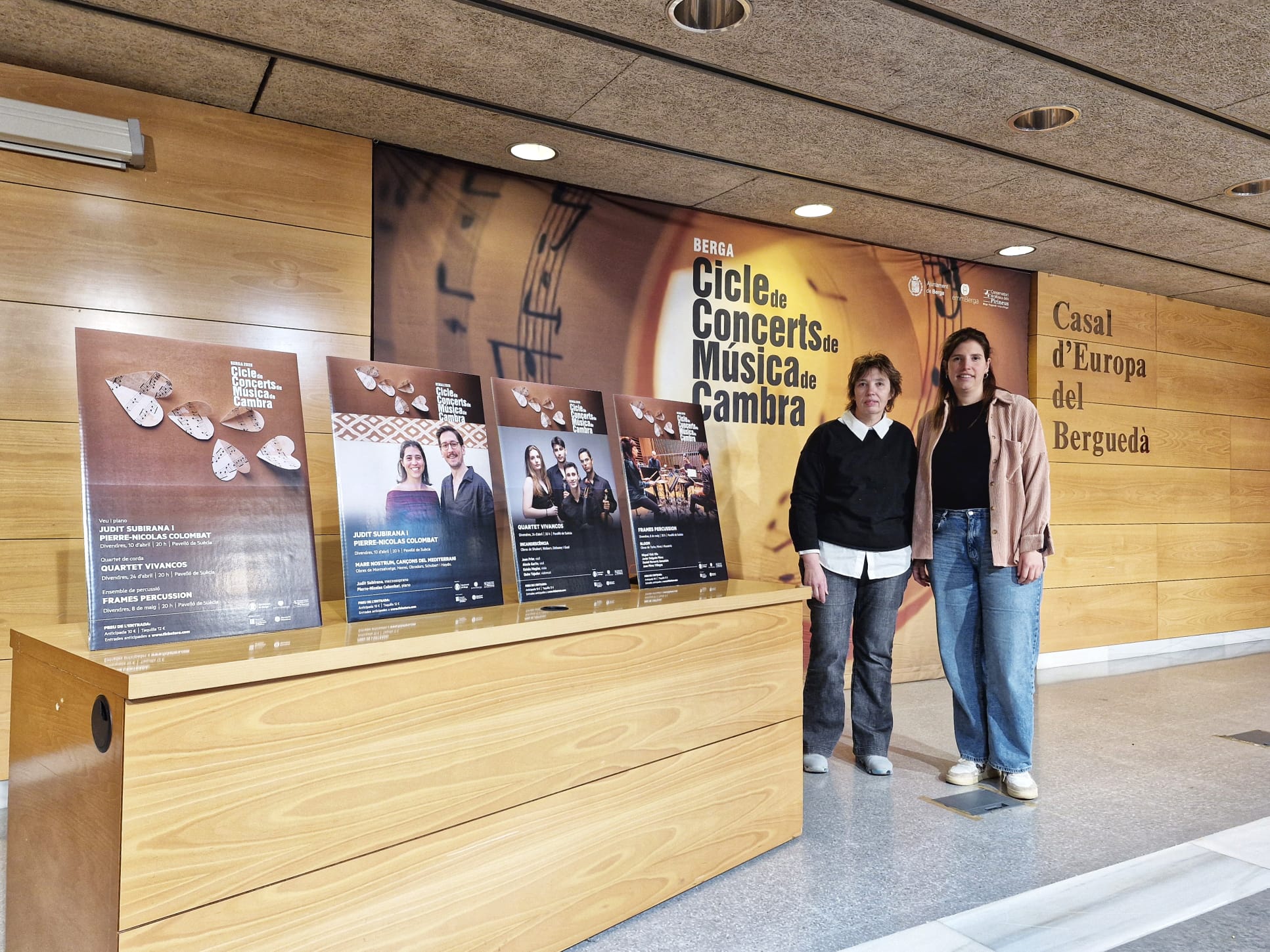 El Cicle de Música de Cambra consolida la seva presència en la programació cultural berguedana amb propostes clàssiques i trencadores El Cicle de Música de Cambra consolida la seva presència en la programació cultural berguedana amb propostes clàssiques i trencadores