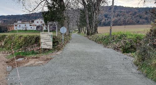 L'Ajuntament de Berga arranja un tram de camí situat al veïnat de Noet