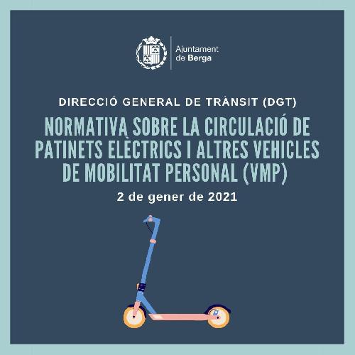 Nova normativa de circulació de patinets elèctrics i altres vehicles de mobilitat personal